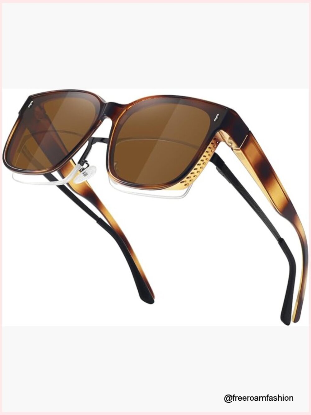 Fit Over Glasses Sunglasses Women Trendy Square Polarized Oversized UV